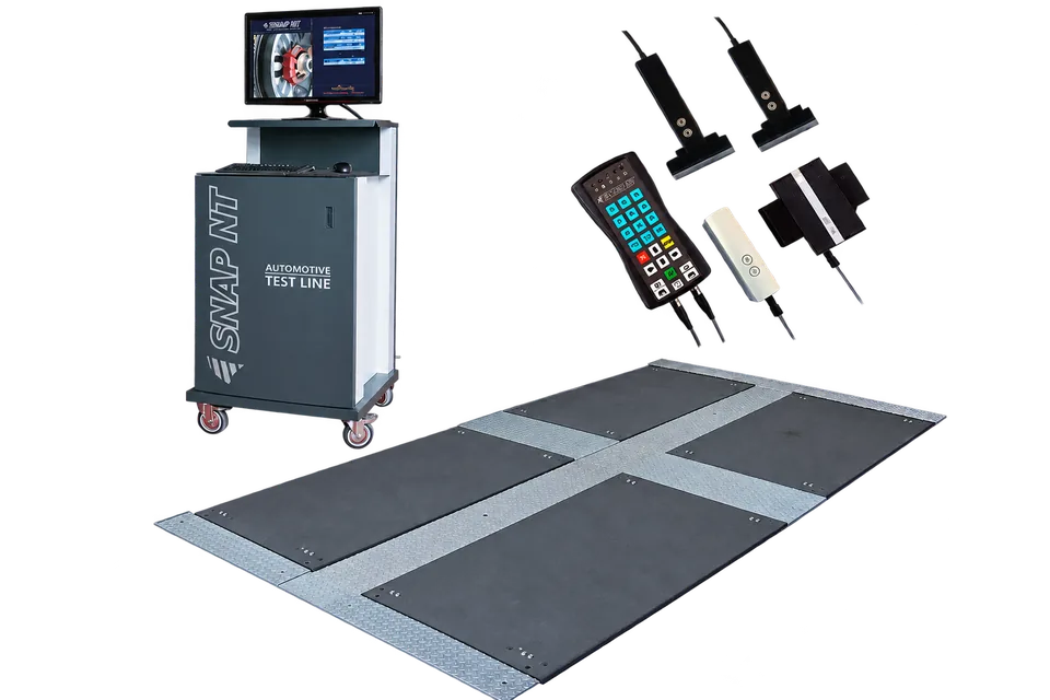 Provafreni a piattaforme SNAP NT F2202 TQ con consolle e connettori