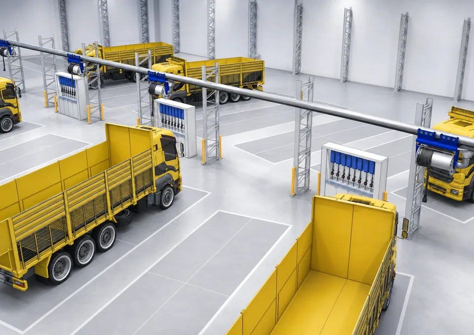 Progettazione 3D di un ambiente Truck e Bus
