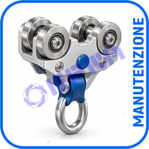 CONTROLLO TRIMESTRALE CARRELLO LINEA VITA RIGIDA