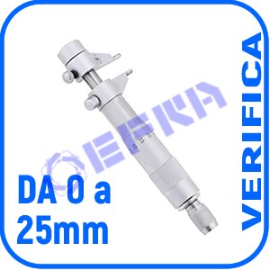 VERIF. PERIOD. MICROMET. X INT 0-25mm