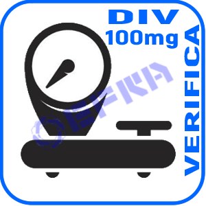 VERIF. PERIOD. BILANCIA LABOR. div 100mg